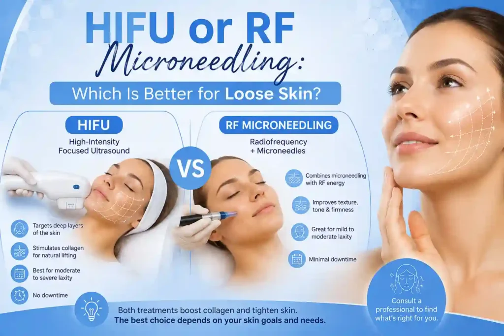 Lost the Weight but Not the Loose Skin? What You Should Know 2 HIFU or RF Microneedling: Which Is Better for Loose Skin West Bridgford?